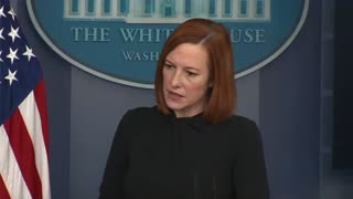 Psaki is asked if there was a strategy behind Biden speaking positively of Trump