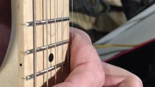 Playing Guitar By Ear - Pick And Put Your Pointer Finger between Root and Each Half Step Up To Five