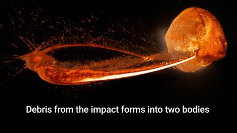 Different Theory Of Moon Origin a supercomputer assimilation