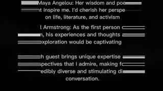 Ask To Chatgpt (AI) P 33 || Could have a dinner party three people, living or dead, invite & why?