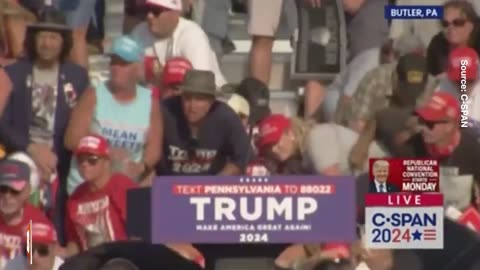 Chaos Erupts as Gunshots Appear to Ring Out at Trump Rally