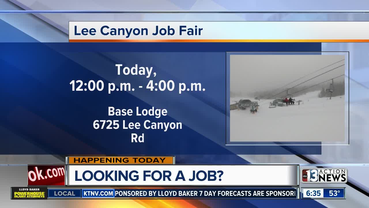 Lee Canyon Job Fair