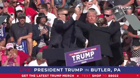 WATCH: Trump Has 3 Words For Supporters After Would-Be Assassination