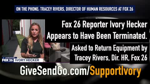 BREAKING: Fox 26 TV Reporter @IvoryHecker Appears to Have Been TERMINATED