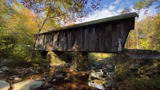 Let's Explore Pisgah Covered Bridge, NC