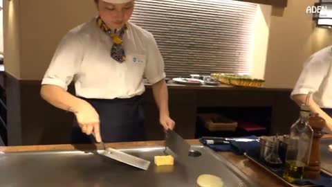 teppanyaki show!! Fuji Japanese-5