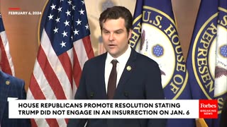 BREAKING NEWS: House Republicans Unveil Resolution To Declare Trump Did Not Engage In Insurrection