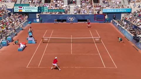 Novak Djokovic Defeats Rafael Nadal in Men's Tennis Singles | Paris 2024 Highlights
