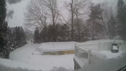 Time Lapse of Snow Storm 29Jan2022