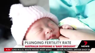Australia’s fertility rate, plummets!