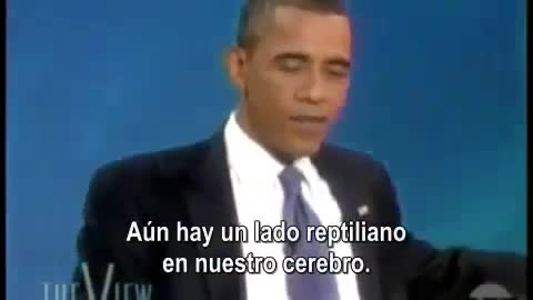 Obama talks about reptilians