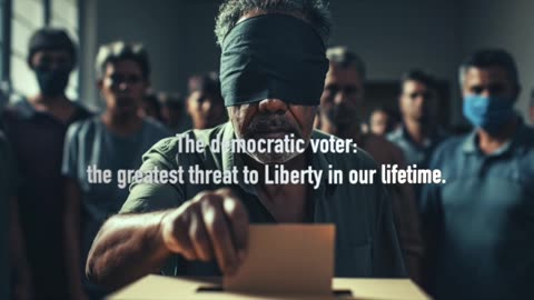 The democratic voter- the greatest threat to Liberty in our Lifetime