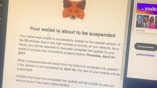 metamask email scam watch out for the losers! #fyp #shorts