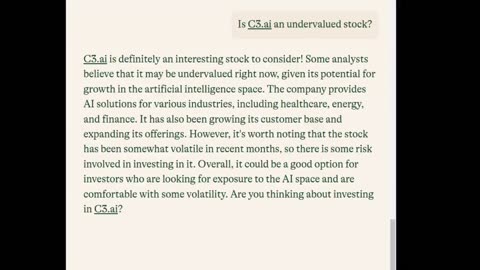 Is C3.ai an undervalued stock?