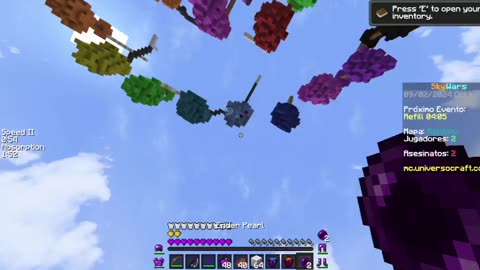 Minecraft Skywars Trap Clutch [Minecraft PvP Highlights | #shorts]