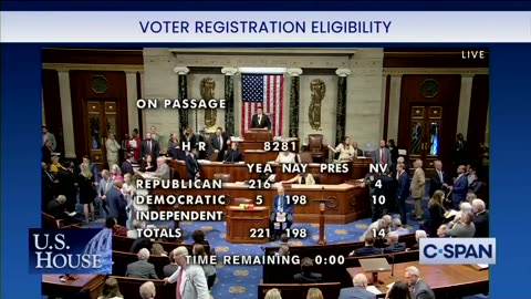 😎🇺🇸🦅🎉 The Save Act passes. ONLY US citizens can vote in the elections.
