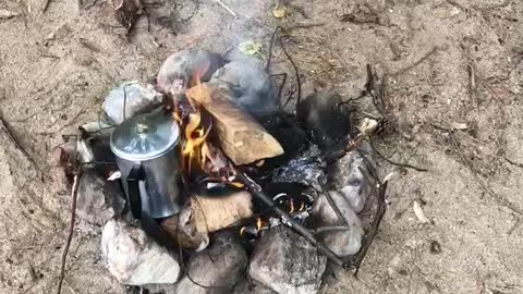Coffee on an open fire