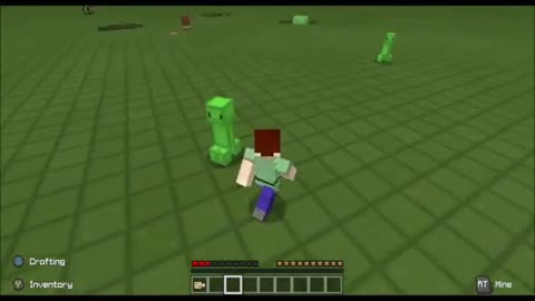 Minecraft. Don't put your Bum Bum on a Creeper
