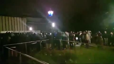 Hundreds of Muslims currently outside Rochdale police station