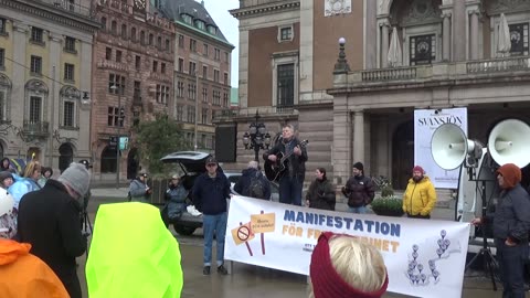 Fredsmanifestation mot NATO och DCA 14 april