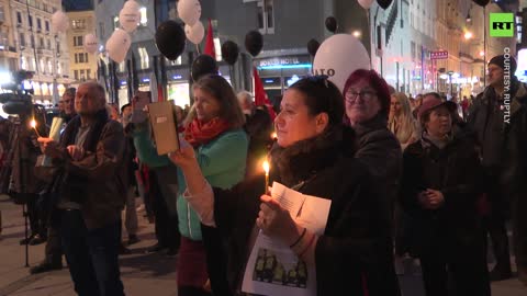 Dozens protest in Vienna ‘against NATO's expansion'