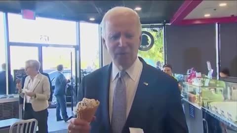 Clown World- Biden Claims ‘Economy Strong As Hell’ While Eating Ice Cream