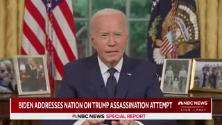 Biden References January 6 In Oval Office Address Following Trump Shooting