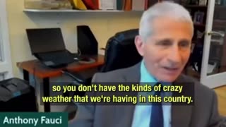 Fauci The Expert On Climate Change