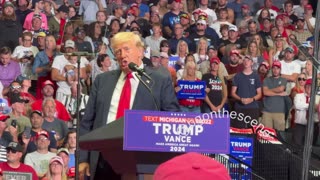Trump Talks About Assassination Attempt at Rally in Grand Rapids, Michigan