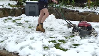 A Mow Through Snow