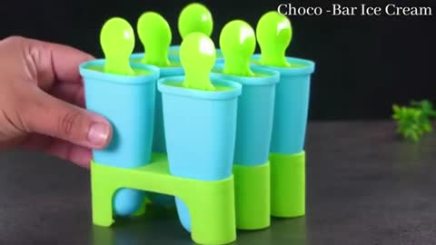 Choco bar Ice-Cream Recipe [Eggless & Without Cream] [Home Made Choco Bar Ice Cream]