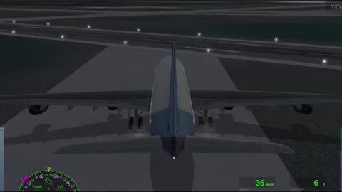 airplane landing and takeoff