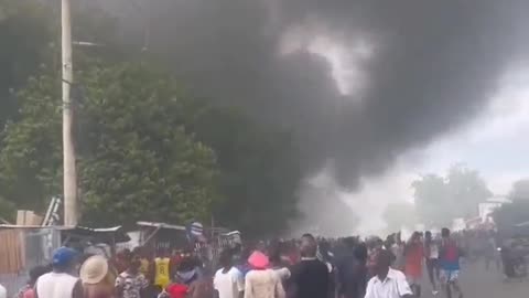 Total chaos in Haiti.