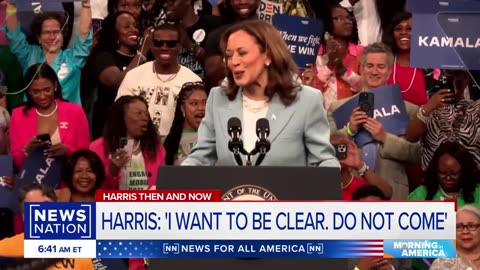 How have Kamala Harris' positions changed over the years Morning in America