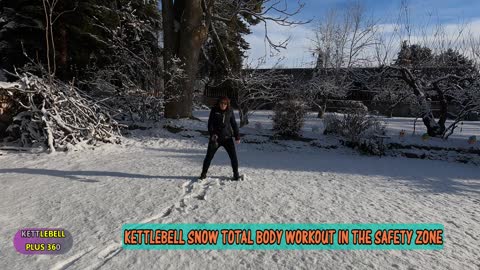 Kettlebell Snow Total Body Workout