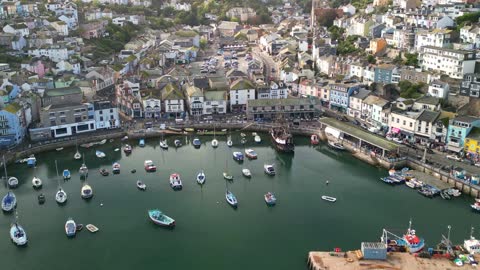 Brixham Harbour with the DJI Mini 3 Pro