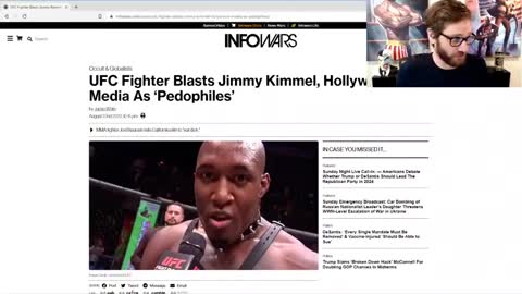 UFC FIGHTER CALLS OUT JIMMY KIMMEL & HOLLYWOOD DEGENERATES AS KID F'ERS