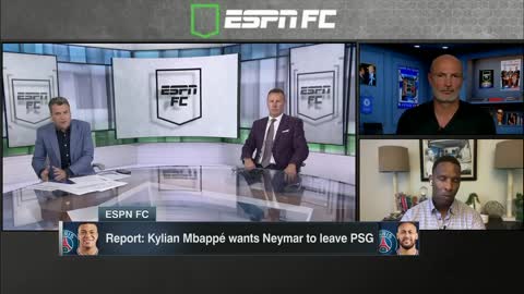 Kylian Mbappe is OUT OF CONTROL! - Craig Burley reacts to Mbappe wanting Neymar out of PSG - ESPN FC