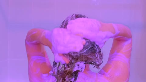 "ASMR shower: Lilac Foam"