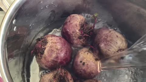 Canning Beets - Cooking & peeling