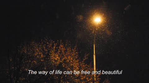 ''The way of life can be free and beautiful,,