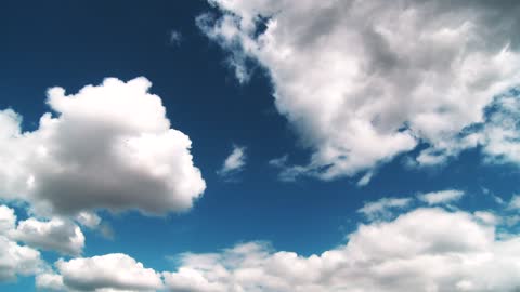 Blue Sky and Clouds Timelapse