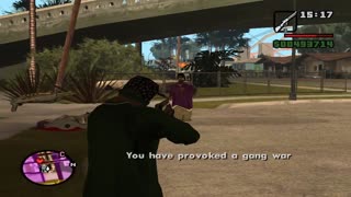 GTA San Andreas Gangs Wars Battle for the CJ House