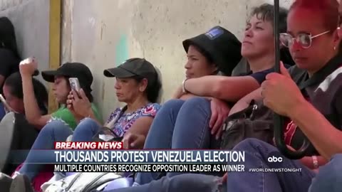Thousands in streets in Venezuela demanding President Maduro step aside