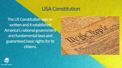 US Government & Politics A Level Revision A Government & US Constitution |