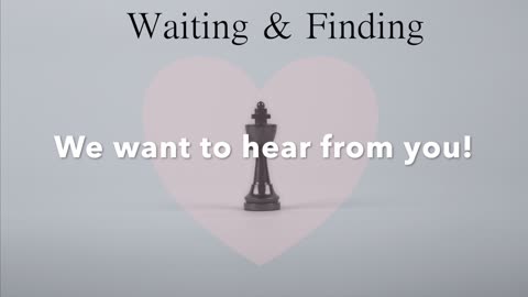 Waiting and Finding - Prayer