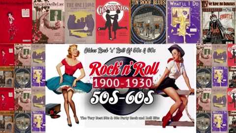 vintage 1900s 20s 30s & 60s sing popular songs rock n roll & jazz