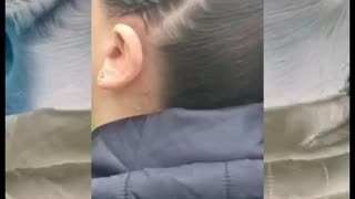 Beautiful Dutch braids with ponytail