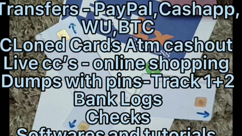 2024 real dark web carding cc atm cashout dumps and pin fullz PAYPAL Cashapp Bank logs legit vendor