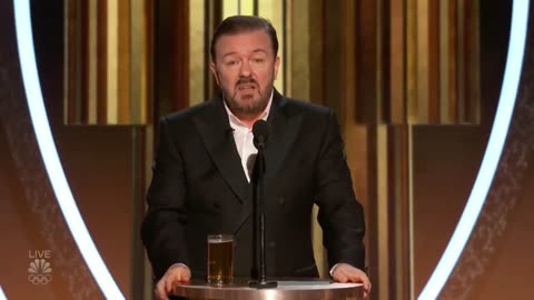 Ricky Gervais Intro to Golden Globes (2020)